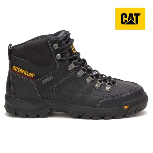 CAT Threshold Waterproof Steel Toe Men's Work Boots Black (AU K-067) Australia